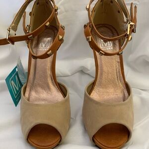 Maker’s Suede and Leather 4” Heel